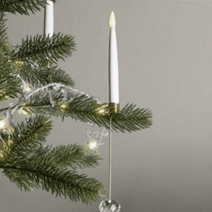 Trådløse LED Juletræslys 8, 16 eller 24 stk. - Passer de fleste Georg Jensen Lysholdere m. fl. - 8 lys